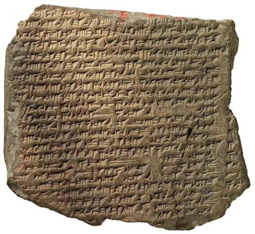 This is MLC 1296, an Akkadian fragment of the Adapa Myth in the collection of the Morgan Library and Museum. http://corsair.themorgan.org/cgi-bin/Pwebrecon.cgi?BBID=215815