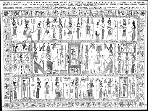 Athanasius Kircher (1602-80), The Bembine Table of Isis, Oedipus Aegypticiacus