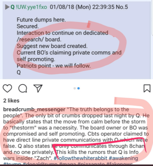 Q breadcrumb_messenger 8ch Post Baruch FameFag Q Drop