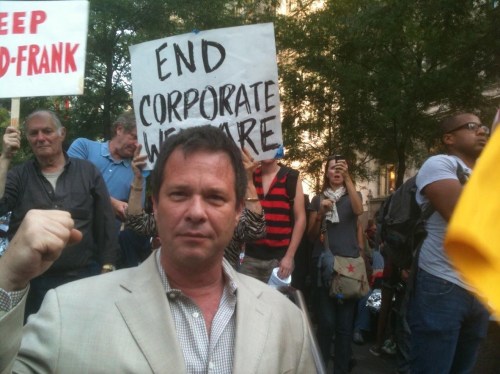 Cicada TS at Occupy Protest Raised Fist nd