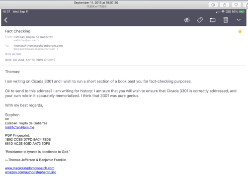 Cicada TS Email April 10 2019