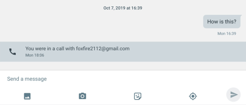Me Foxfire2112 Beth Bogaerts Phone Call HangOuts Oct 7 2019