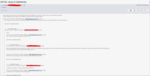 MonkaS Richard Z3301 Defango Issue of Authenticity IP intellectual Property pre-2014 SONY Deal Pitch April 19 2018