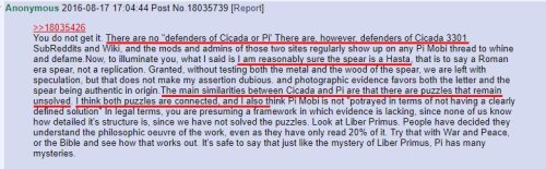 TS Equating Cicada and PiMobi Typical Social Engineering August 17 2016 Looks like 8chan