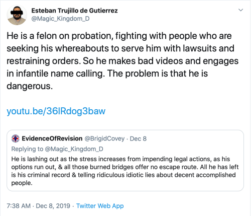 TS v. Me Tweets Brigid No Exit 2019-12-28